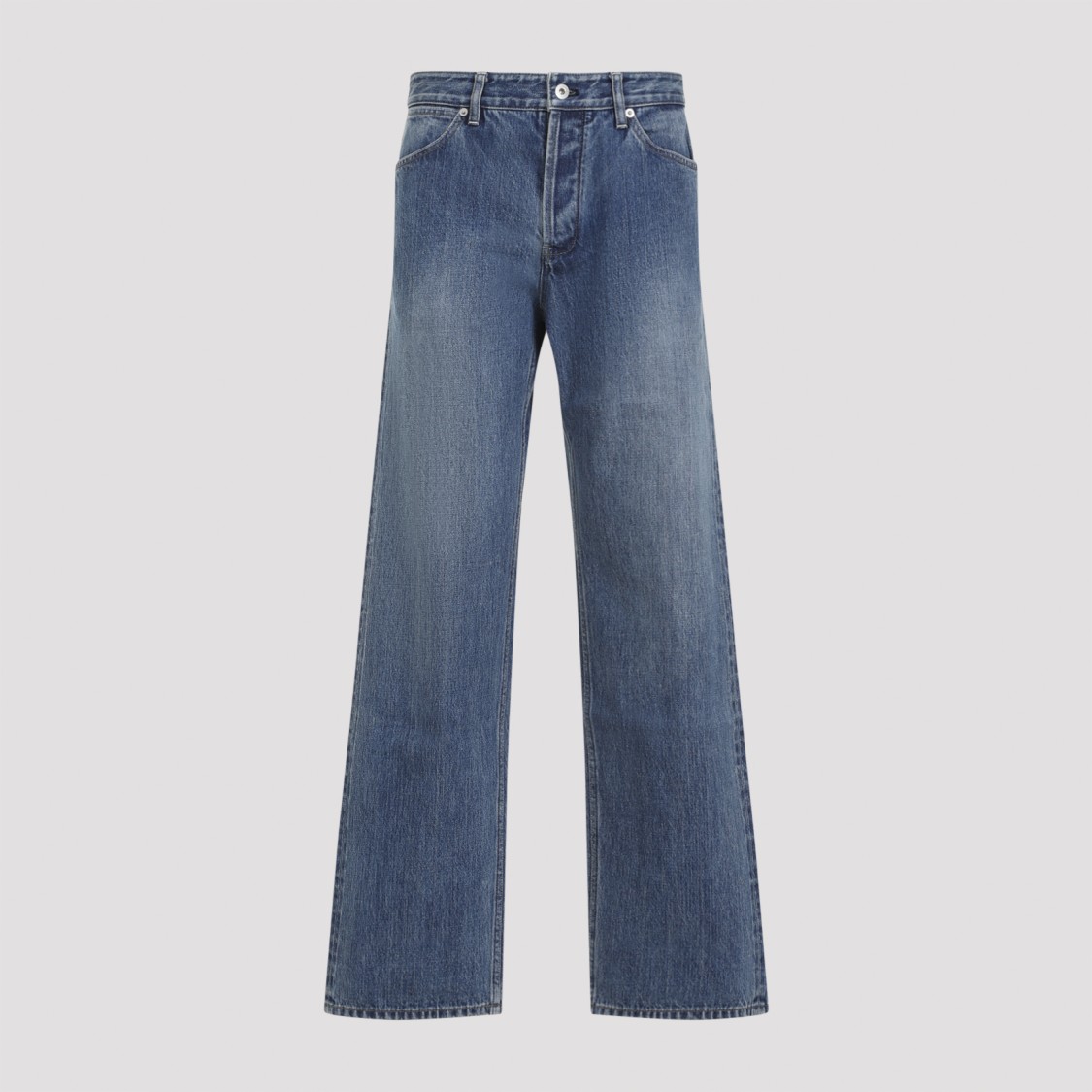 Jil Sander Canard Blue Cotton Trouser 18 Denim Jeans In Blue