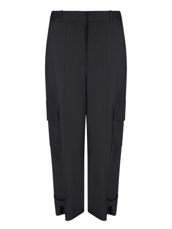 Shop Paul Smith Viscose Trousers In Black