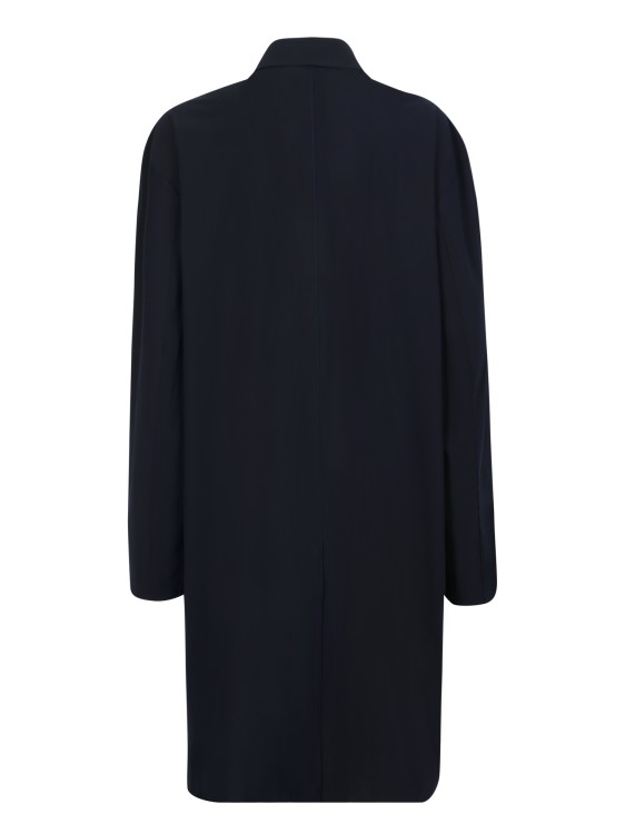 Shop Harris Wharf London Three-quarter Sleeves Black Coat