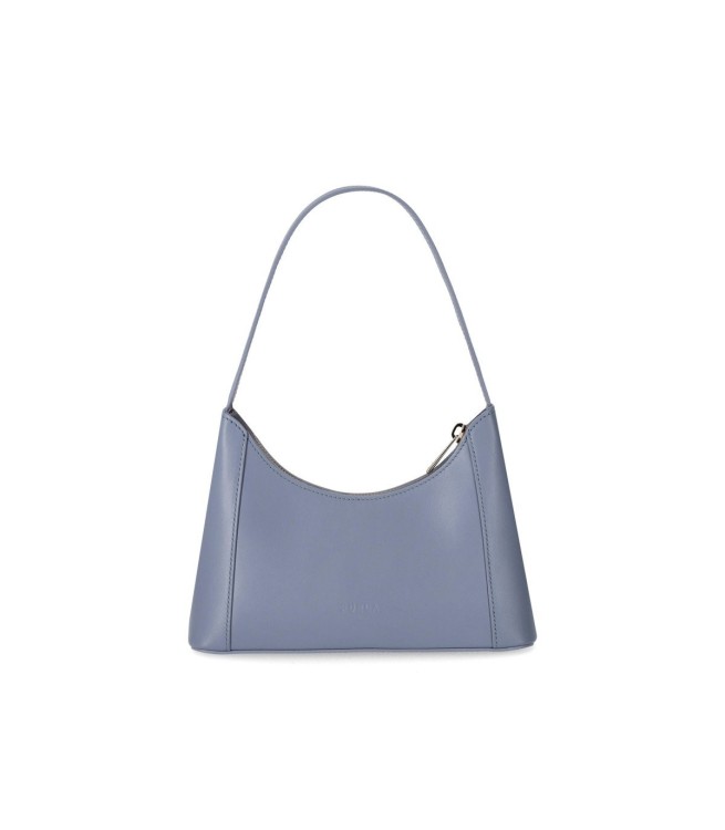 Shop Furla Diamante Mini Celestial Shoulder Bag In Blue