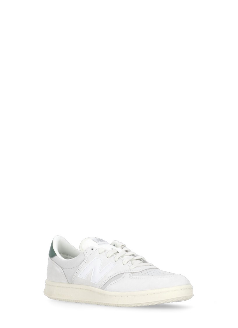 New Balance Ct500 Perforated Suede Low-top Sneakers In White