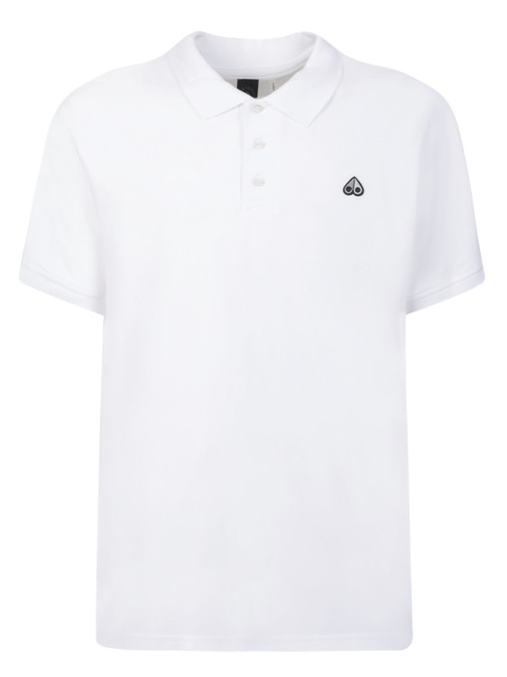 Moose Knuckles White Polo Shirt