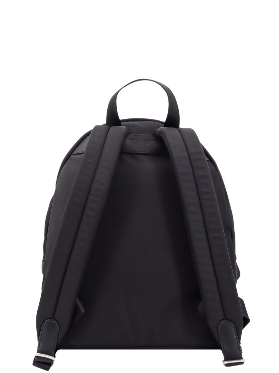 Shop Karl Lagerfeld Recycled Nylon Backpack With Ikonik Karl Patch In Black