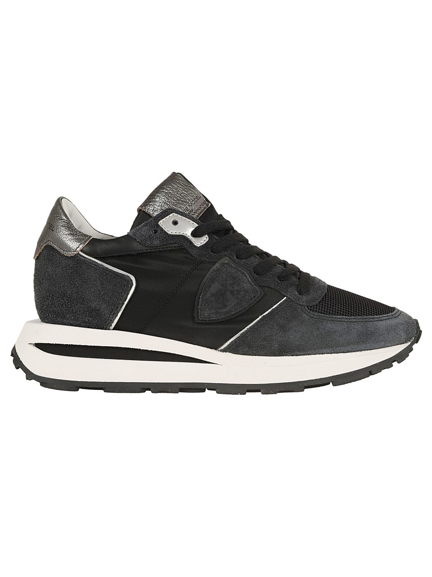 Philippe Model Stylish Sneakers With Premium Material Blend And Unmatched Comfort In Black