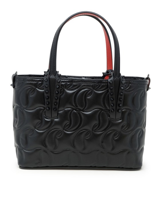 Shop Christian Louboutin Black Nappa Mini Cabata Bag