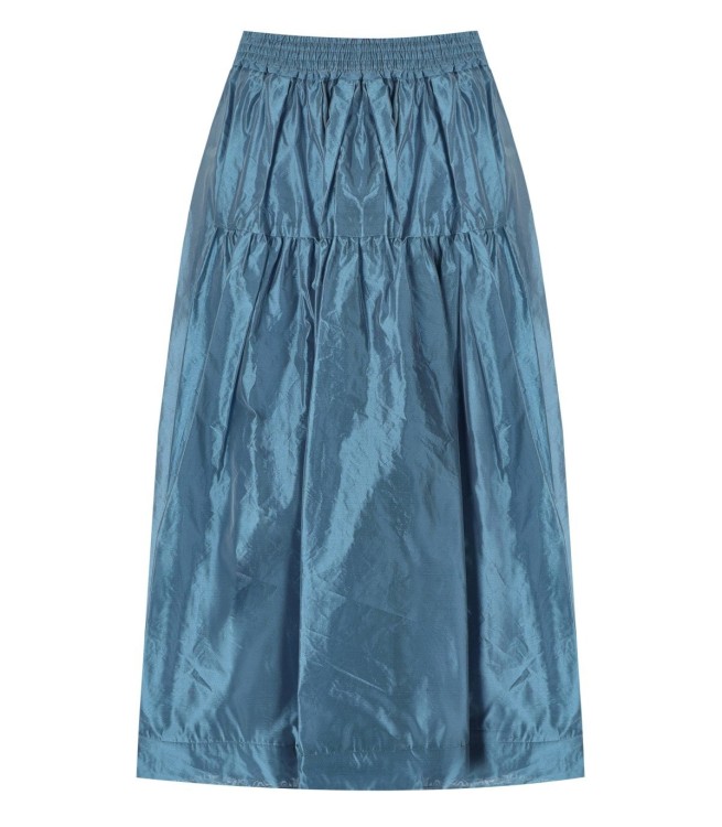Shop Max Mara Eros Blue Skirt