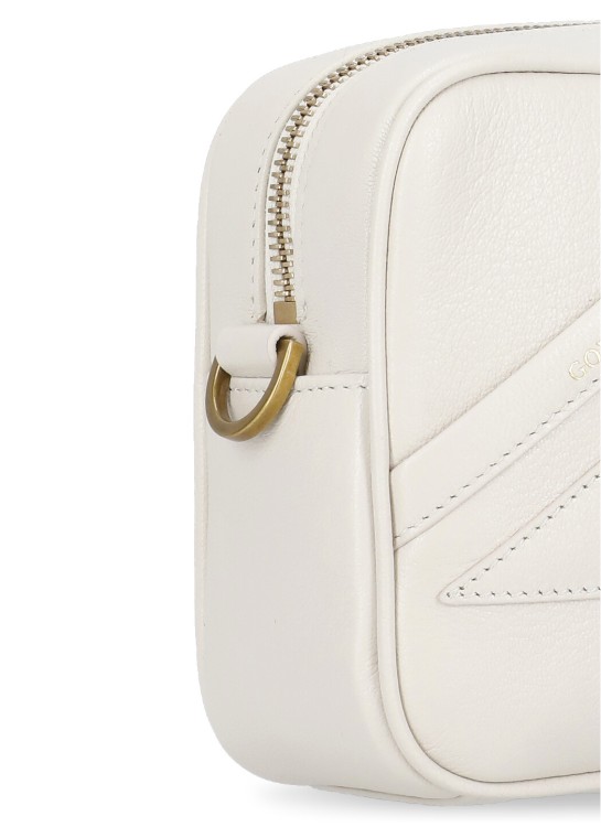 Shop Golden Goose Star Shoulder Bag In Neutrals