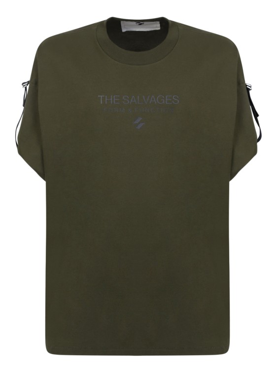 Shop The Salvages D-ring Military Green T-shirt In Black