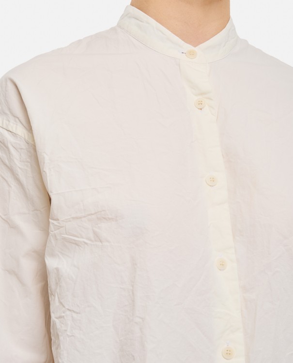 Shop Casey & Casey Moe Cotton Shirt In White