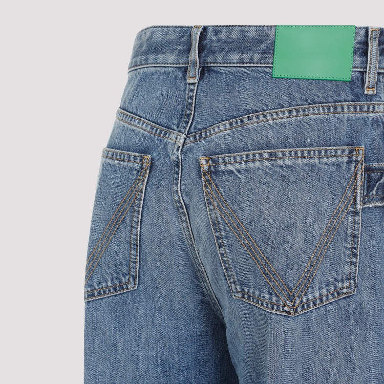 Bottega Veneta Vintage Indigo Palazzo Jeans Clothing In Blue