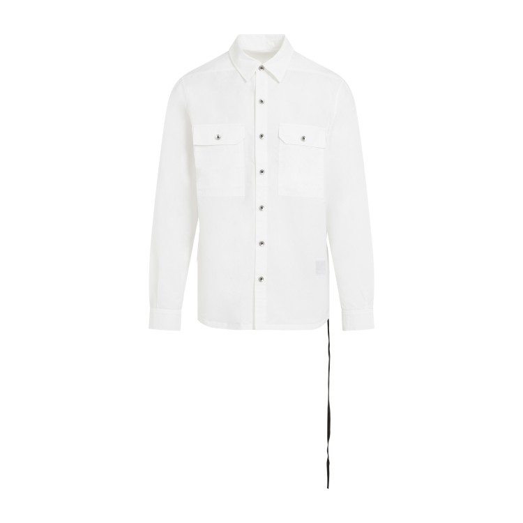 Shop Rick Owens Drkshdw White Cotton Outershirt