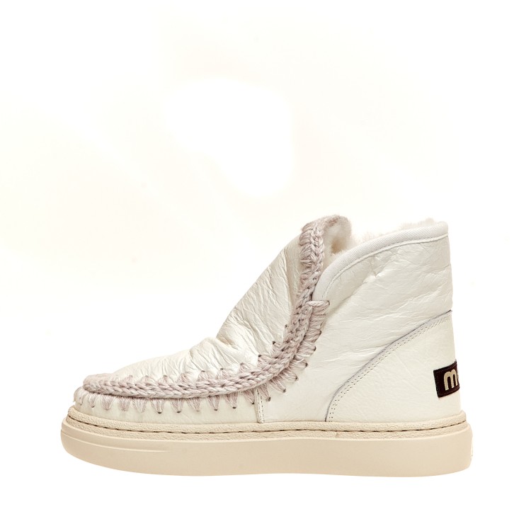 Shop Mou Eskimo Sneaker Bold Waxi White In Neutrals