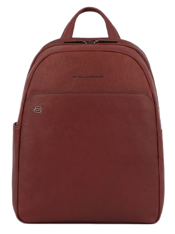 Piquadro Brown Leather Backpack