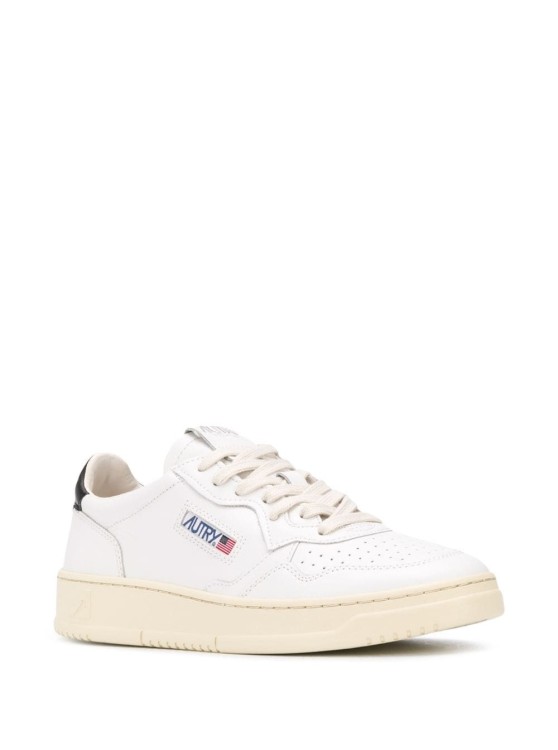 Shop Autry Medalist Low' White Sneakers