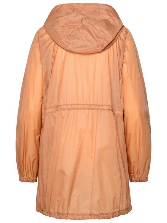 Shop Moncler Airelle' Jacket In Pink Polyamide In Orange