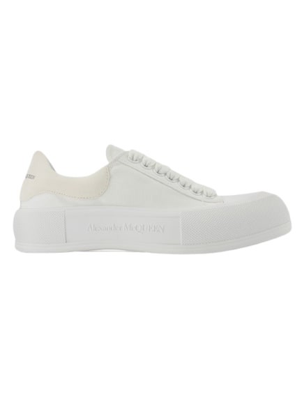 Alexander Mcqueen Oversized Sneakers  - White - Leather