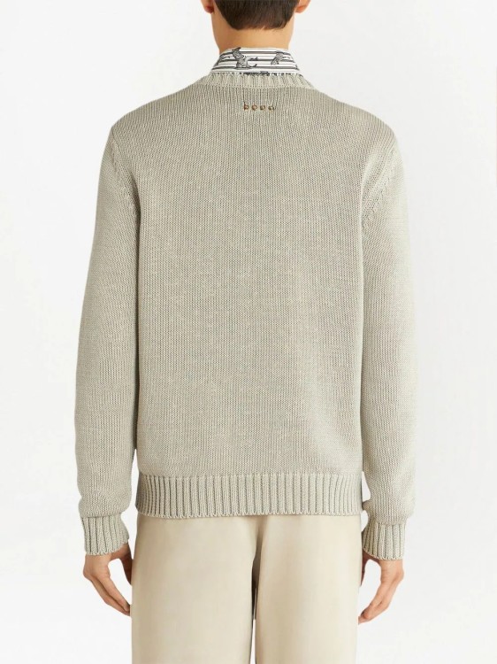 Shop Etro Studs Beige Sweater In Neutrals