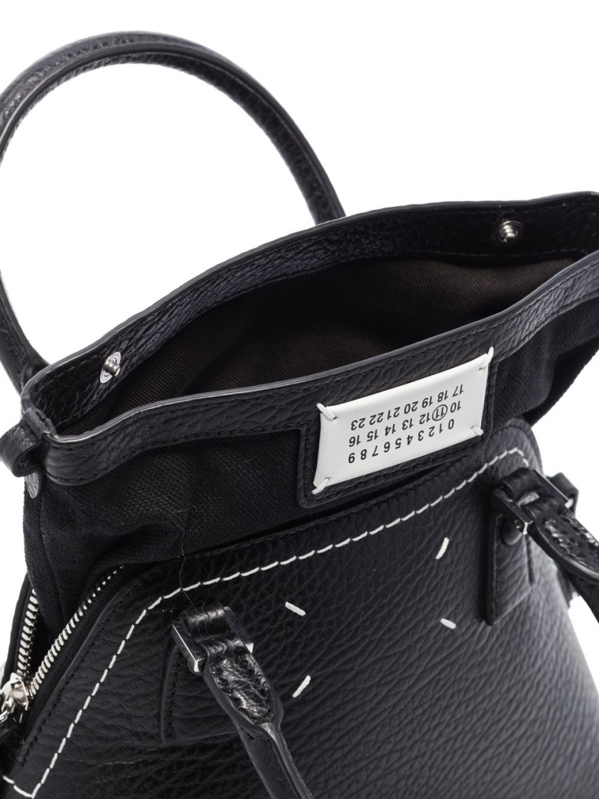 Maison Margiela 5ac Mini Tote Bag In Black