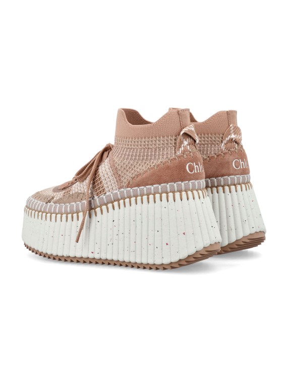 Shop Chloé Nama Wedge Sneaker In Neutrals