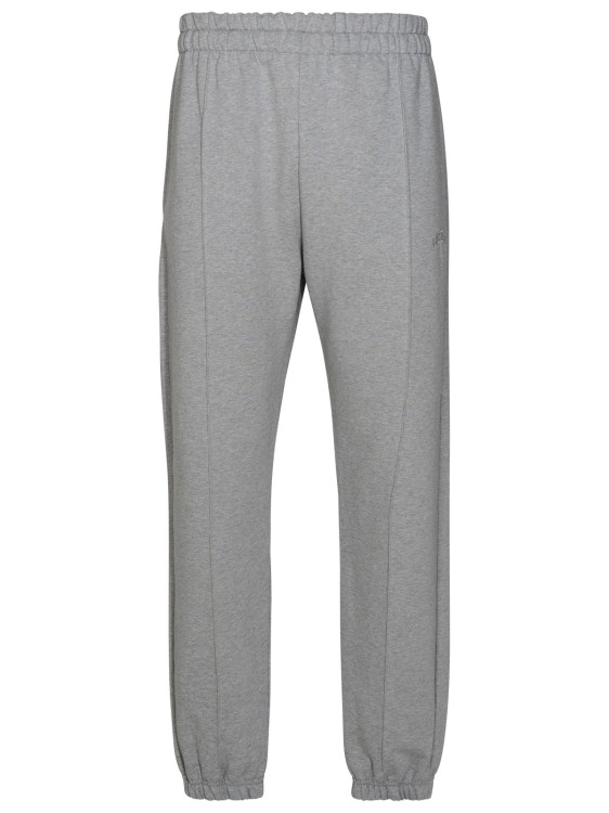 Gcds Sports Trousers In Gray Cotton In Grey