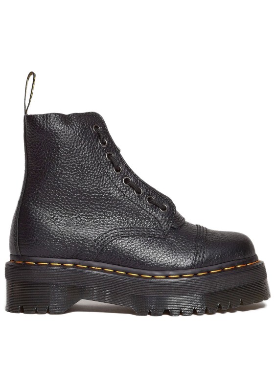 Shop Dr. Martens Soft Tumbled Leather Ankle Boot In Black