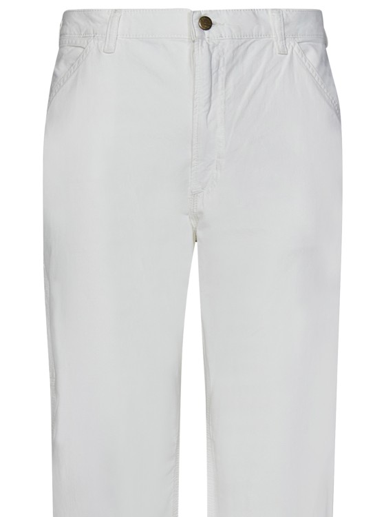 Shop Polo Ralph Lauren Low Crotch Jeans In White