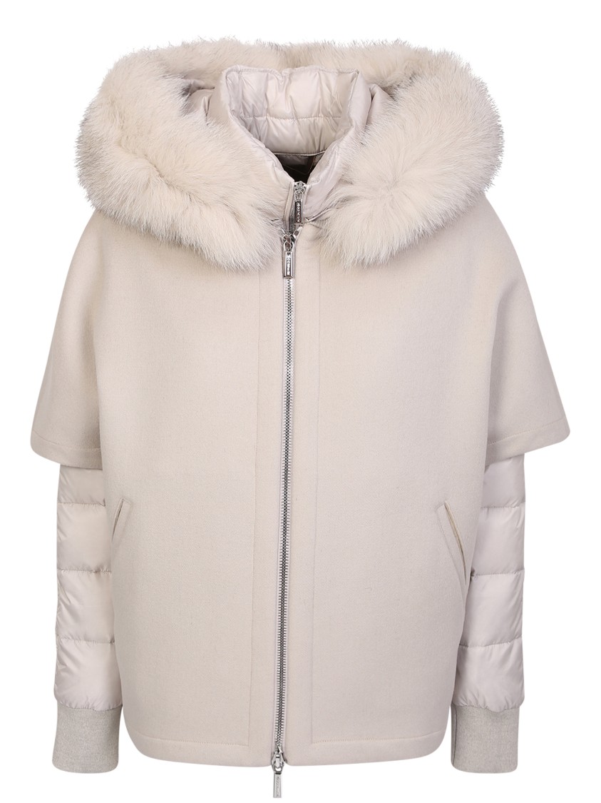 Moorer Fresia-le Down Coat In Grey
