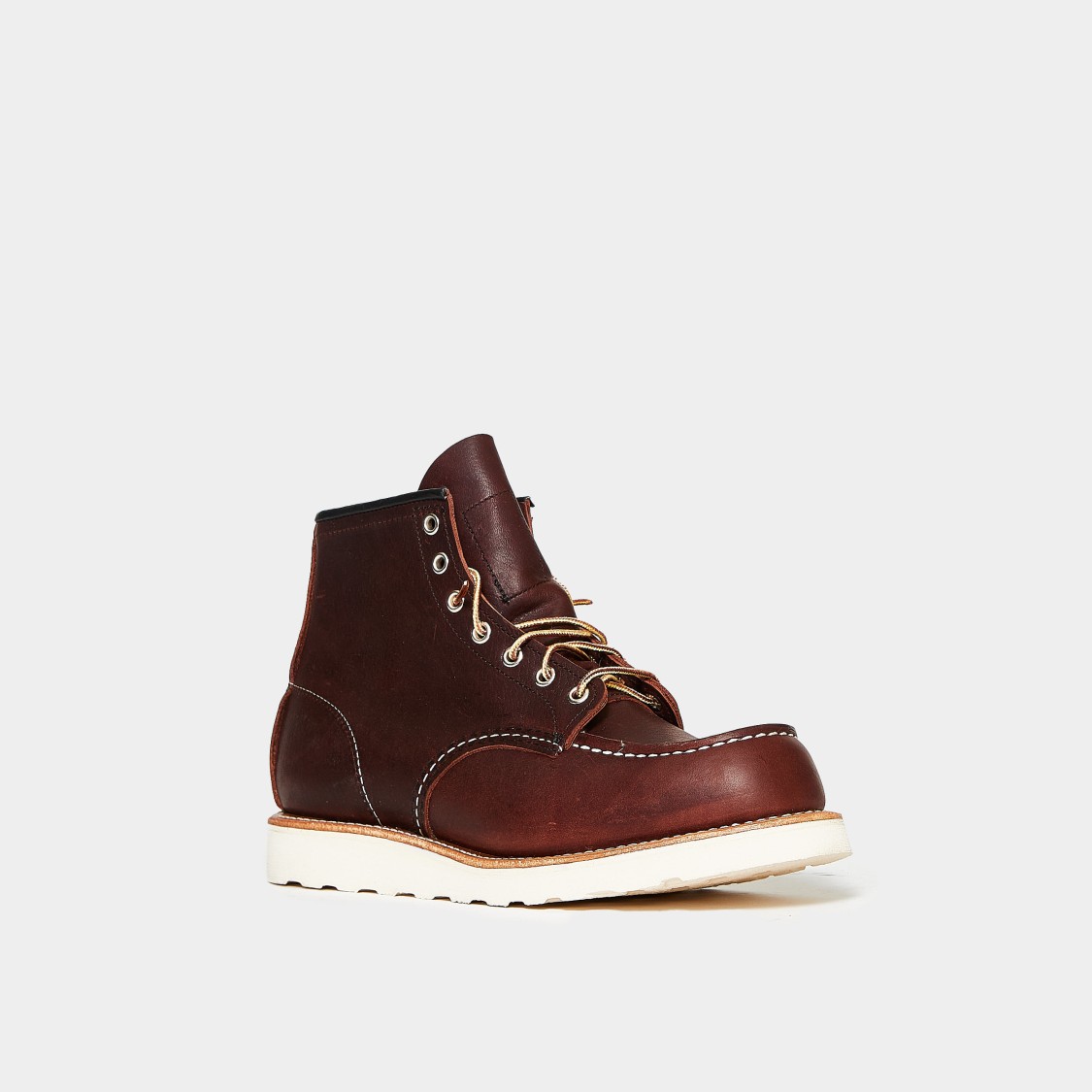 Shop Red Wing Lace Up Boots Moc Toe Brown Leather