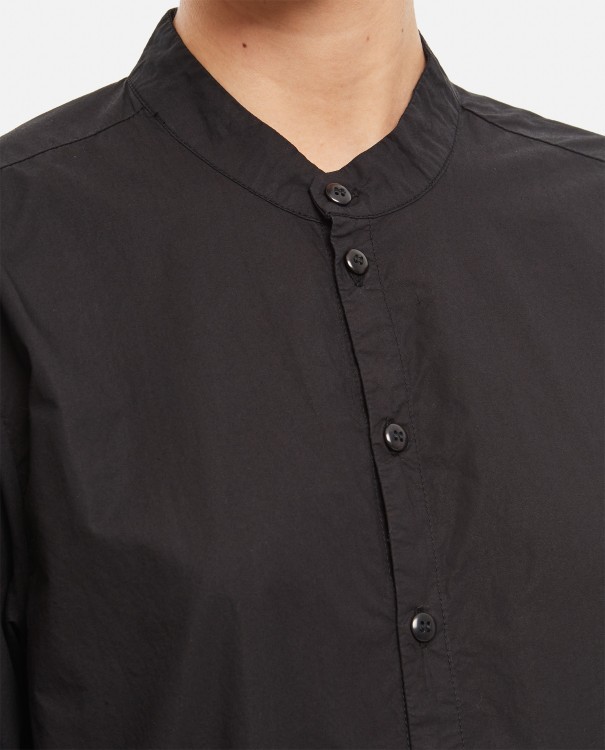 Shop Too Good Cotton Popeline Shirt In Black
