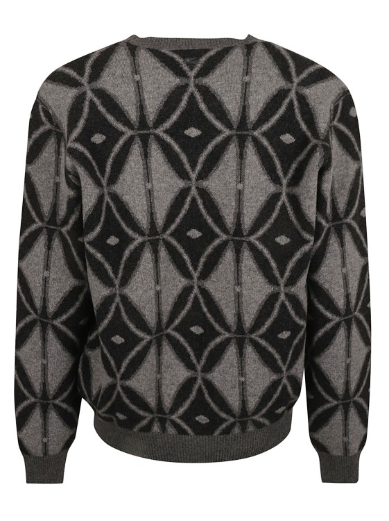 Shop Etro Intarsia-knit Wool Jumper In Black