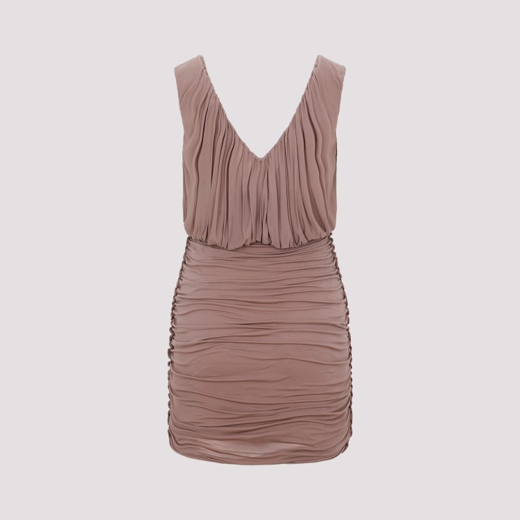 Shop Saint Laurent Pink Dress