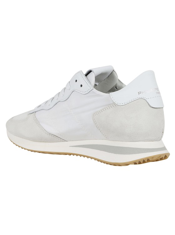 Shop Philippe Model Tropez Haute Sneakers In White