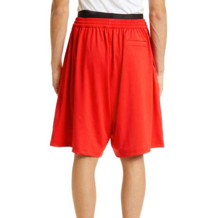 Shop Balenciaga Red Swim Shorts