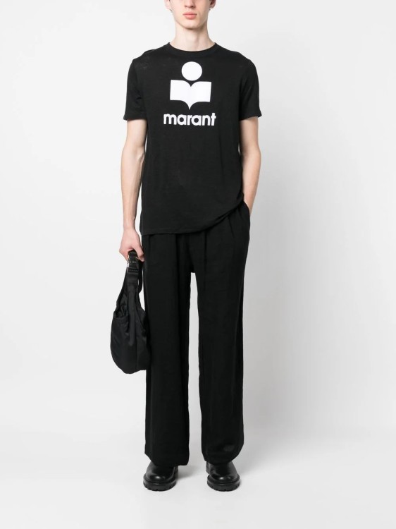 Shop Marant Karman T-shirt Black/white