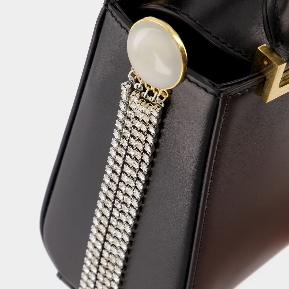 Magda Butrym Leather Zorya Micro Bag In Black