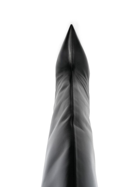 Shop Attico Cheope Knee-high Boots In Black