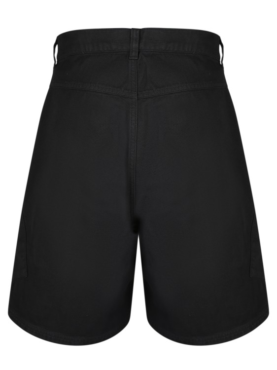 Shop Jacquemus Cotton Bermuda Shorts In Black