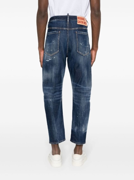 Shop Dsquared2 Bro Jean Straight-leg Denim Jeans In Black