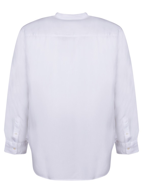 Shop Officine Generale Lyocell Shirt In White