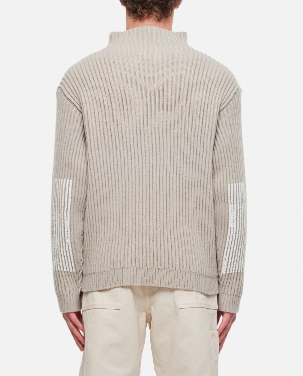 Shop Stone Island Turtleneck Sweater In Grey