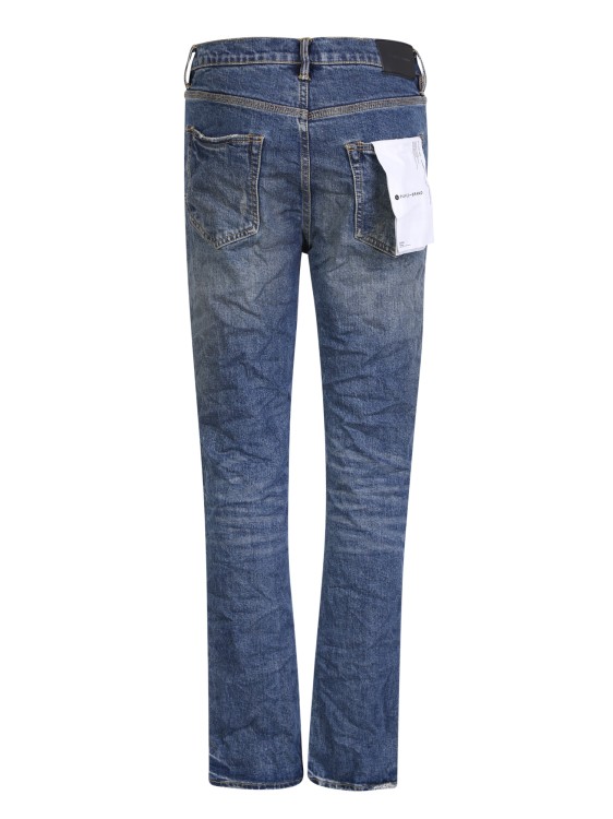Shop Purple Brand Blue Distressed-effect Jeans In Neutrals