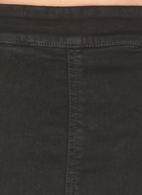 Shop Rick Owens Dirt Pillar Skirt In Black