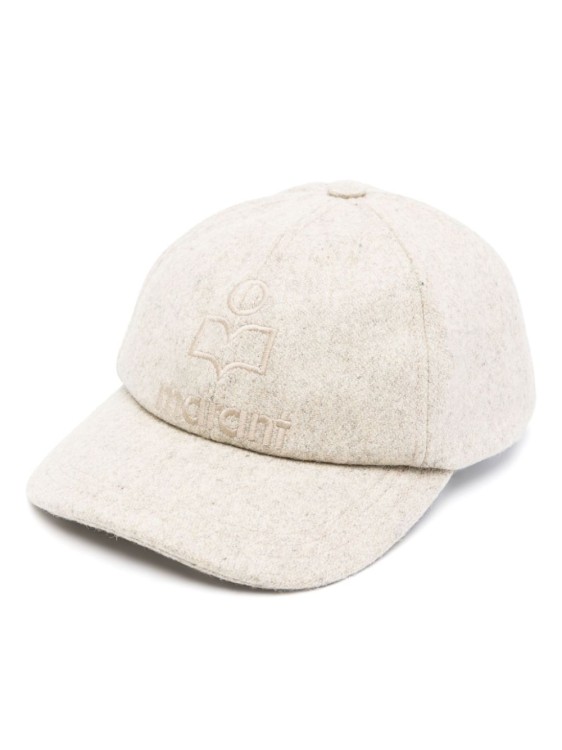 Isabel Marant Embroidered-logo Baseball Cap In Neutrals