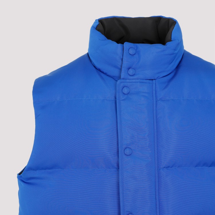 Shop Alexander Mcqueen Ultramarine Blue Padded Vest