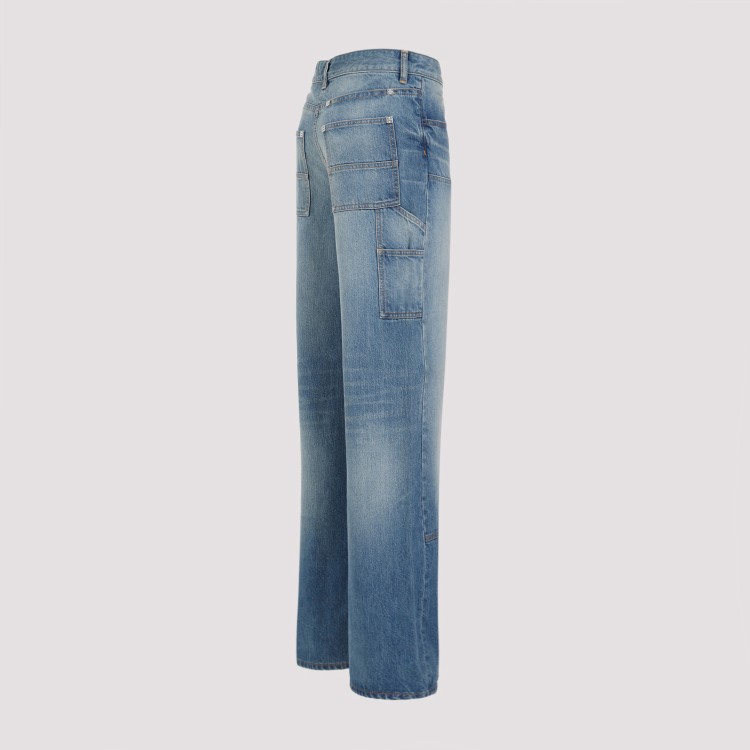 Givenchy Deep Blue Cotton Jeans In Blue