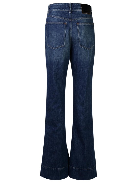 Sportmax Robinia Denim Mid Waist Flared Jeans In Blue