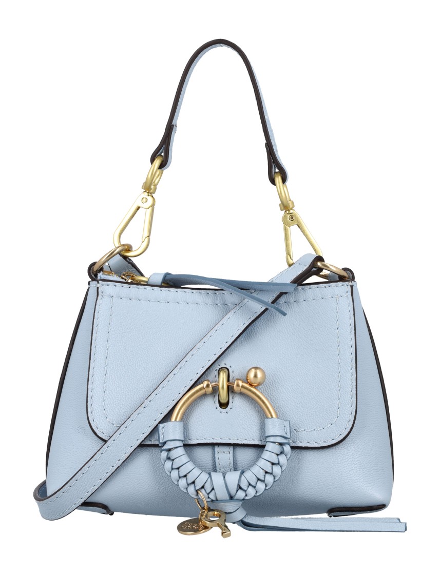 Mini Joan Cross-Body Bag by See By Chloé in Blue color for Luxury