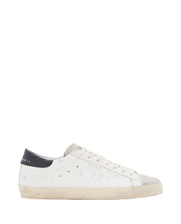 Golden Goose White Leather Lace-up Sneakers