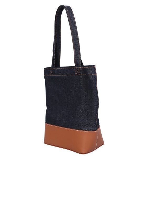 Shop Apc The Axel Tote Bag In Blue