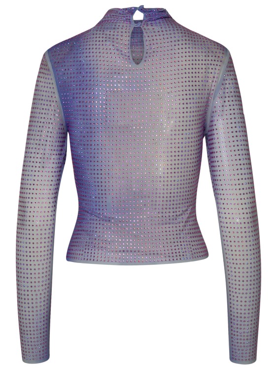 Shop Marc Jacobs (the) Lilac Polyester Contour Top In Purple